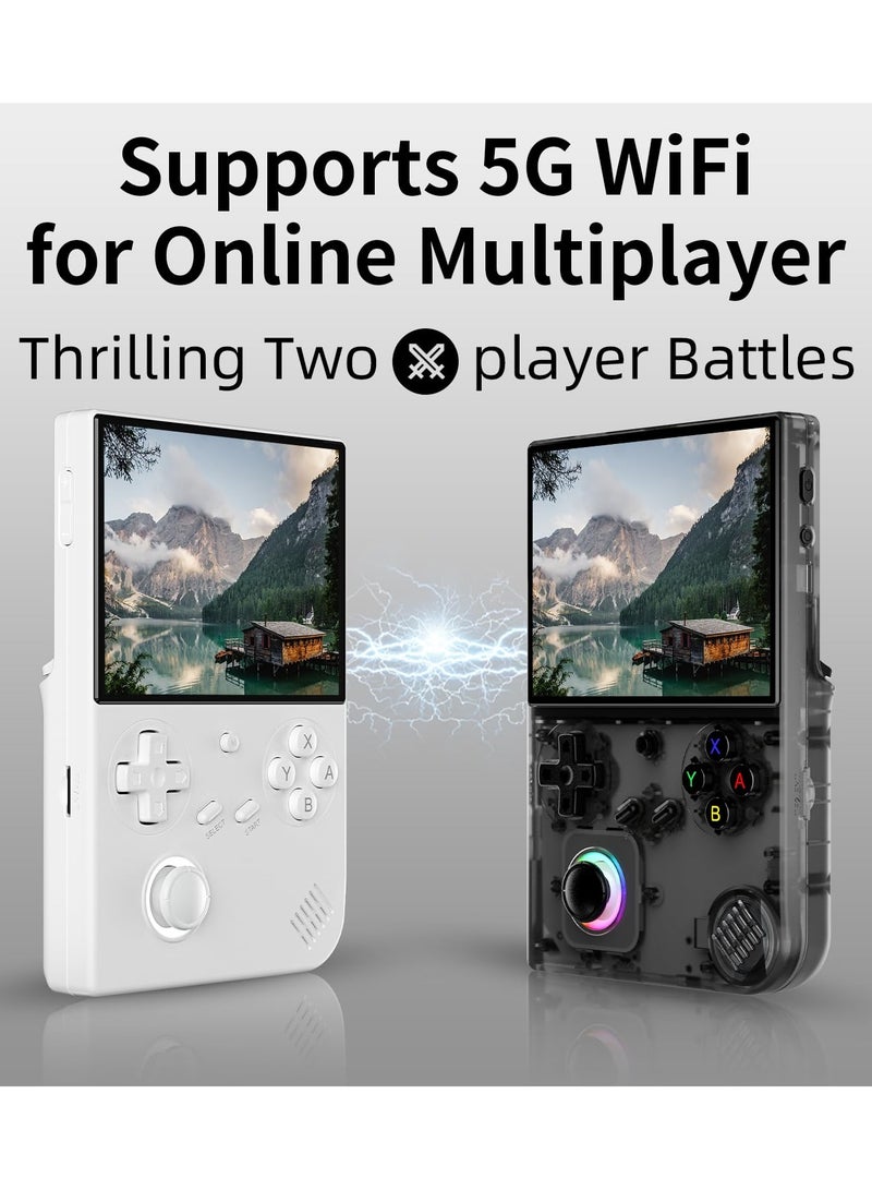 ANBERNIC  RG40XX V Handheld Game Console, 4.0'' IPS Screen Portable Console with 64G TF Card, Pre-Installed 5223 Games, Supports 5G WiFi 4.2 Bluetooth Online Fighting, Streaming and HDMI Retro Emulator - Image 3