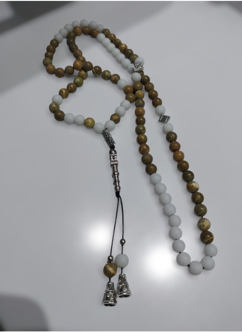 ماركة غير محددة سبحه احجار جاسبر ٩٩حبه  - Image 3