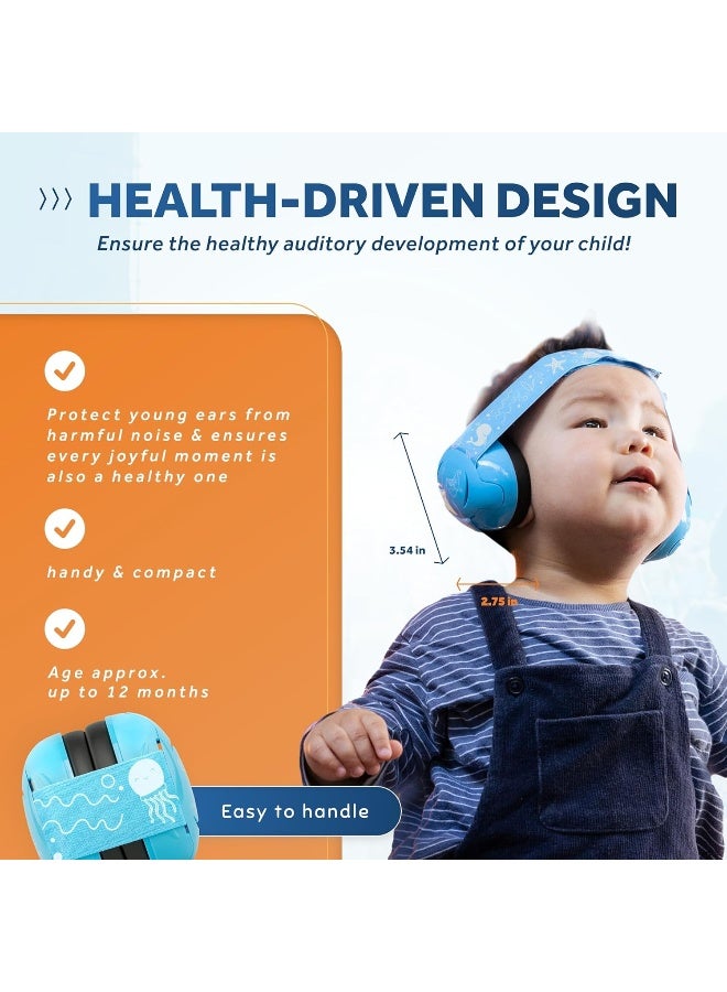 Schallwerk Â® Mini+ Baby Ear Muffs â€“ Infant Noise Cancelling Headphones, Toddler Ear Protection, Baby Headphones for Noise - Image 5