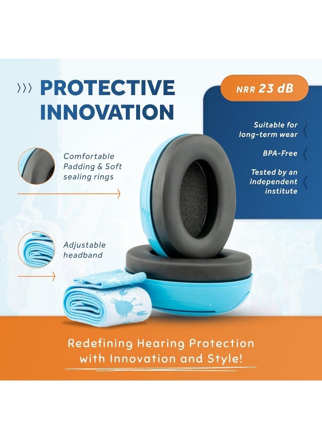 Schallwerk Â® Mini+ Baby Ear Muffs â€“ Infant Noise Cancelling Headphones, Toddler Ear Protection, Baby Headphones for Noise - Image 4