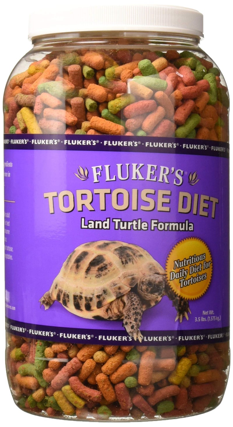 Fluker's Tortoise Diet, Large Pellet Food, Land Turtle Formula, 3.5 lbs. - Image 1
