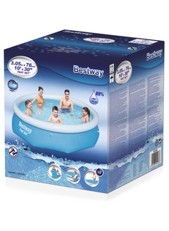 Bestway 57266-Fast Set Inflatable Round Swimming Pool 3.05mx76cm / 10'x30", 3800L  - Image 4