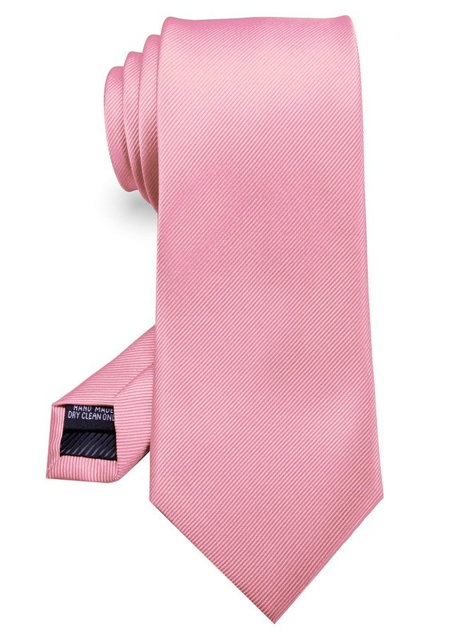 RBOCOTT Rose Blush Tie Formal Necktie for Men (Rose), Rose, general - Image 1