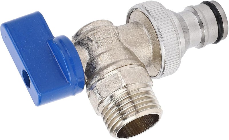 Angle Stop Valve Brass Water Shut Off Valve 1/4 Turn with G1/2in Male Inlet G3/4in Male Outlet for Faucets Toets Residential Commercial Use - Image 4