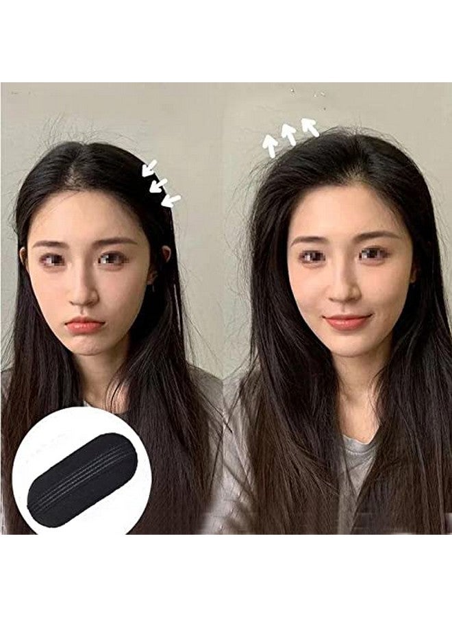 Quupy 3 Pairs Sponge Bump It Up Volume Hair Clip Hair Base Styling Clip Hair Volume Padding Insert Tool For Women Girls (3 Large +3 Small) - Image 5
