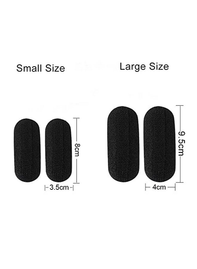 Quupy 3 Pairs Sponge Bump It Up Volume Hair Clip Hair Base Styling Clip Hair Volume Padding Insert Tool For Women Girls (3 Large +3 Small) - Image 3