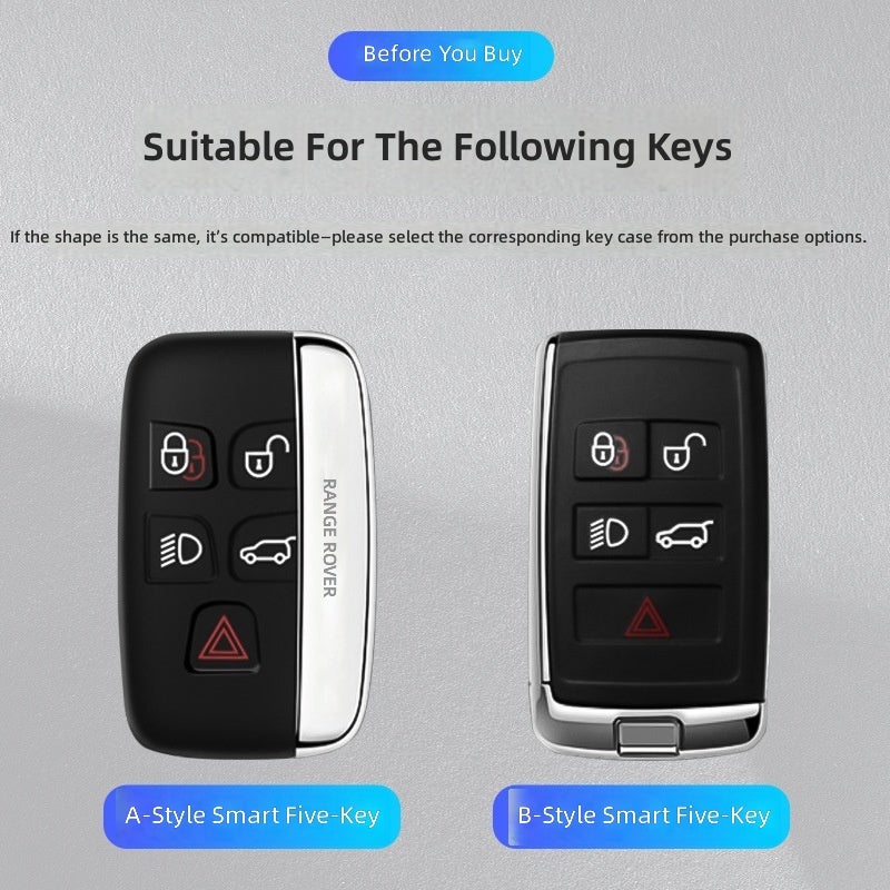 LAND ROVER Luxury Metal Key Case for Land Rover Key Fobs - Retro Style, Multiple Color Options - Image 2