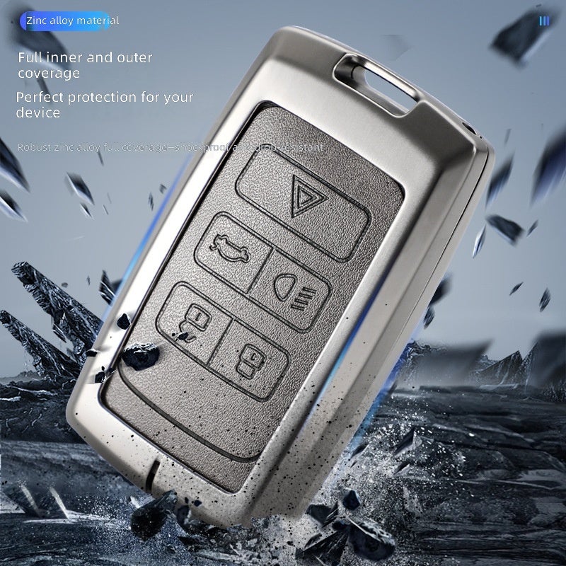 LAND ROVER Luxury Metal Key Case for Land Rover Key Fobs - Retro Style, Multiple Color Options - Image 3