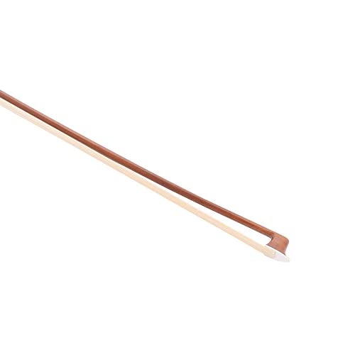 M MI & VI MI&VI AB-510 Brazilwood Viola Bow for 14"-17" Violas (Full Size) with Ebony Frog | Octagonal Silver Mount | Well Balanced | Light Weight | Mongolian Horse Hair - MIVI Music - Image 4