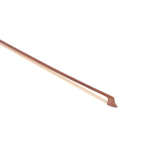 M MI & VI MI&VI AB-510 Brazilwood Viola Bow for 14"-17" Violas (Full Size) with Ebony Frog | Octagonal Silver Mount | Well Balanced | Light Weight | Mongolian Horse Hair - MIVI Music - Image 5