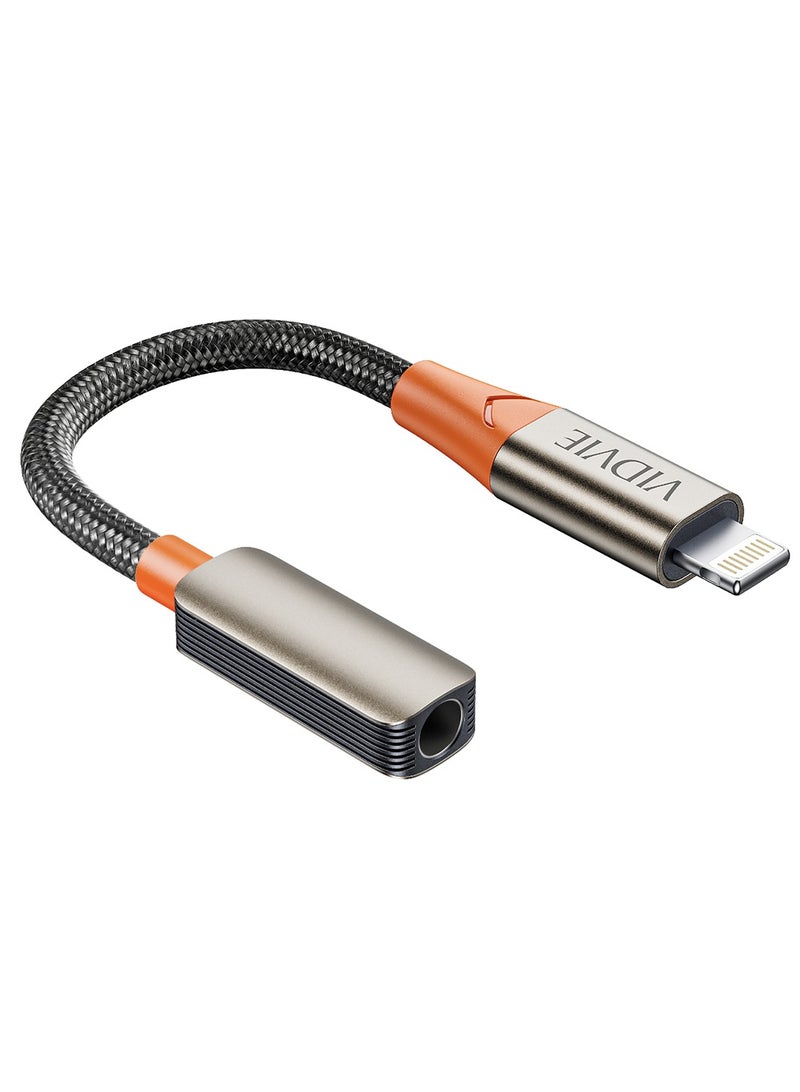 Vidvie iPhone to 3.5mm Audio Adapter - Lightning - Image 1