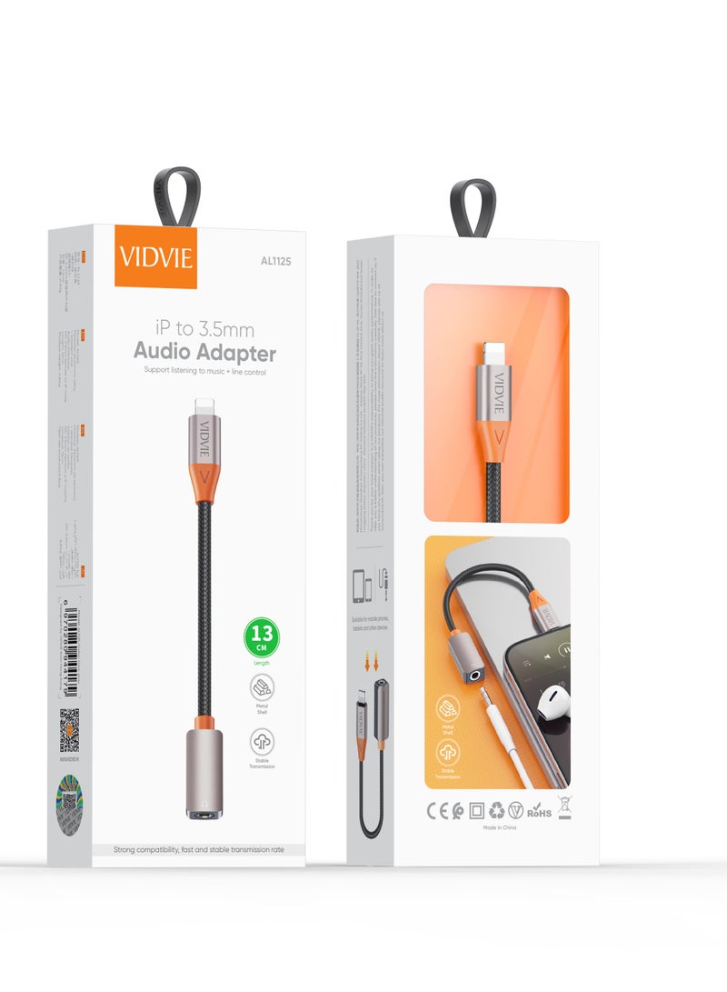 Vidvie iPhone to 3.5mm Audio Adapter - Lightning - Image 2