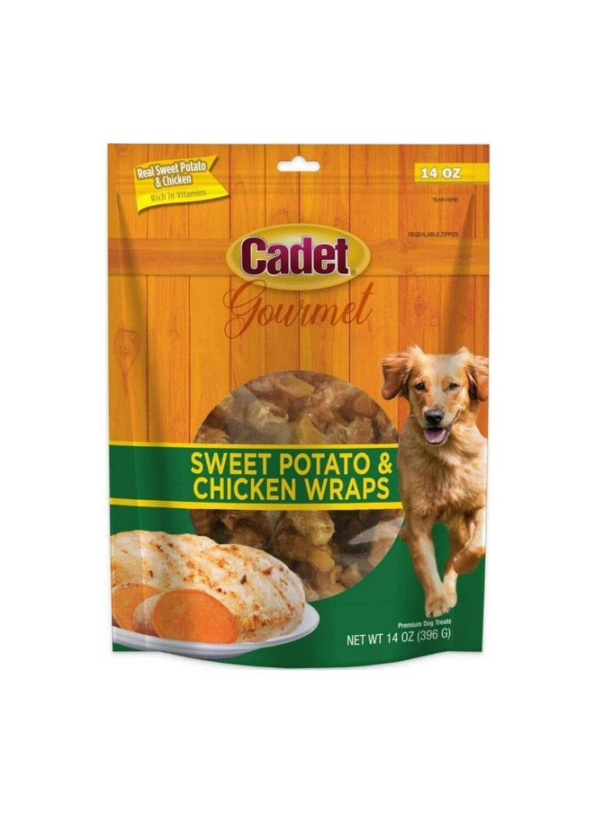 Cadet Gourmet Dog Treats, Sweet Potato & Chicken Wrap, 14-oz.  - Image 3