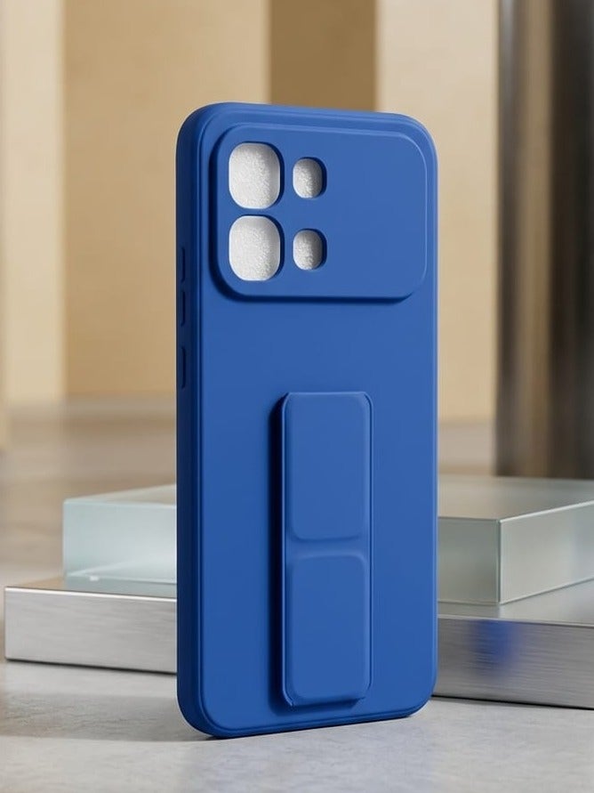 Infinix Note Edge Silicone Back Case Cover - TPU Silicone Case, Durable & Accurate Cut-outs - Scratch, Dust & Smudge Protection, Shockproof & Water-Proof Cover for Infinix Note Edge - Blue