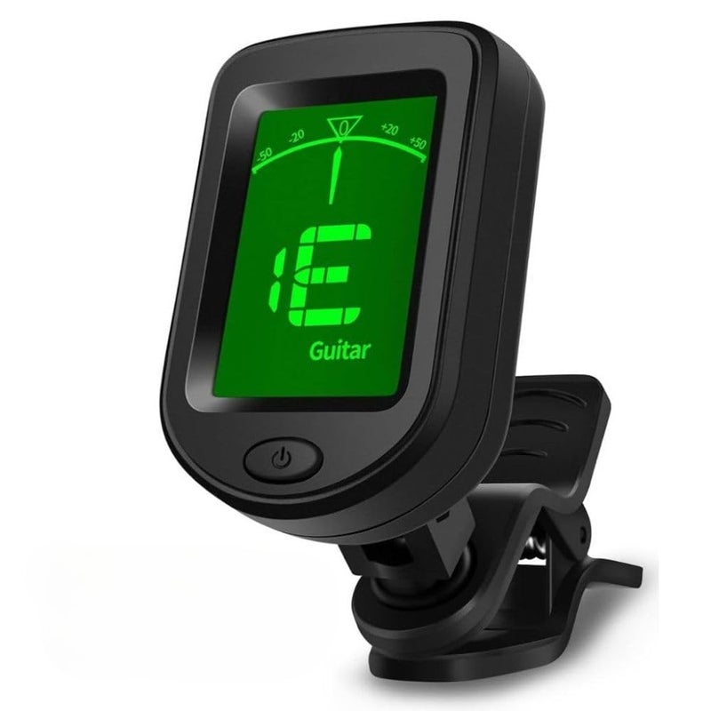 TechBlaze Digital Guitar Tuner with LCD Display – Clip-On Electronic Tuner for Acoustic & Electric Guitar, ukulele Highly Accurate & Easy to Use guitar string tuner - Image 1