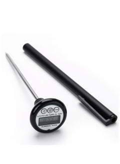 Hanayo Thermometer Kitchen Suitable for Milk Coffee and Water Black Length 120mm  - Image 2
