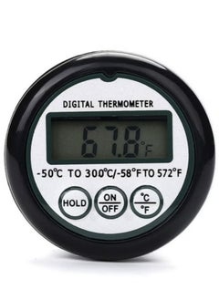 Hanayo Thermometer Kitchen Suitable for Milk Coffee and Water Black Length 120mm  - Image 4