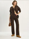 Bianco Lucci Dark Mocha Brown