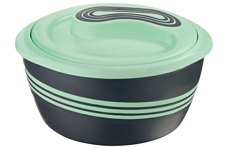 Pinnacle Large Insulated Casserole Dish with Lid 36 qt Elegant Hot Pot Food WarmerCooler Thermal SoupSalad Serving Bowl Stainless Steel Hot Food ContainerBest Gift Set for Moms Green