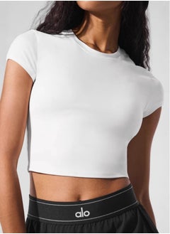 alo Tight quick-drying fitness top Yoga wear Running Pilates T-shirt Short sleeves