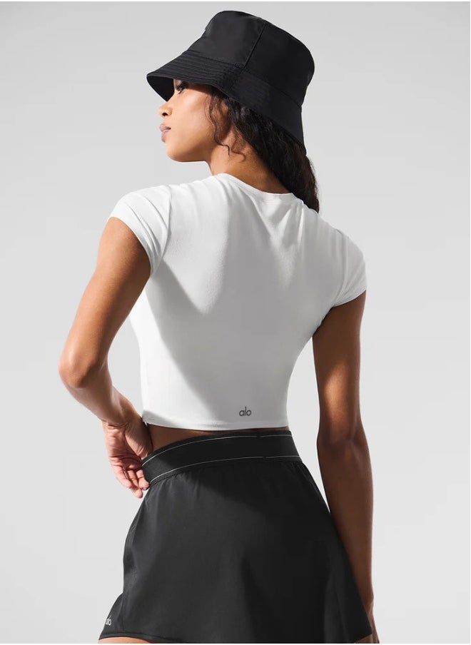alo - alo Tight quick-drying fitness top Yoga wear Running Pilates T-shirt Short sleeves - Image 1