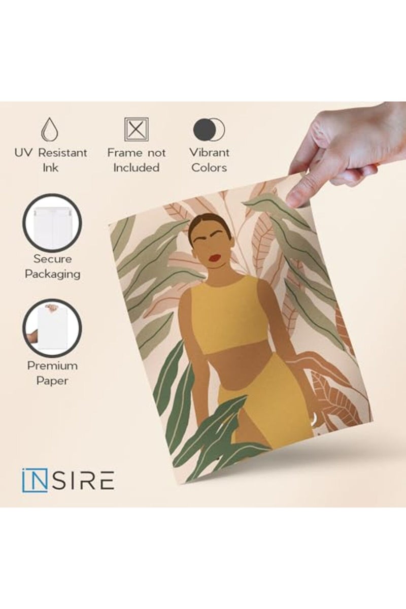 Insire ALAYRA Black People Wall Art, Poster, African Woman Wall Art Paintings - Unframed (8x10) - Image 5