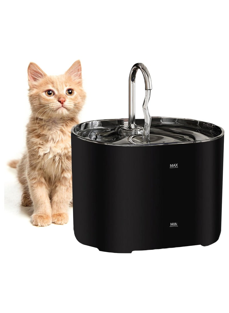 Generic Cat Water Fountain, 2.2L Super Quiet Automatic Pet Water Fountain for Cats and Dogs, Ultra Silent Cat Fountain, Cat Water Dispenser, Suitable for Small & Medium Cats, Dogs and Multiple Pets.  - Image 1