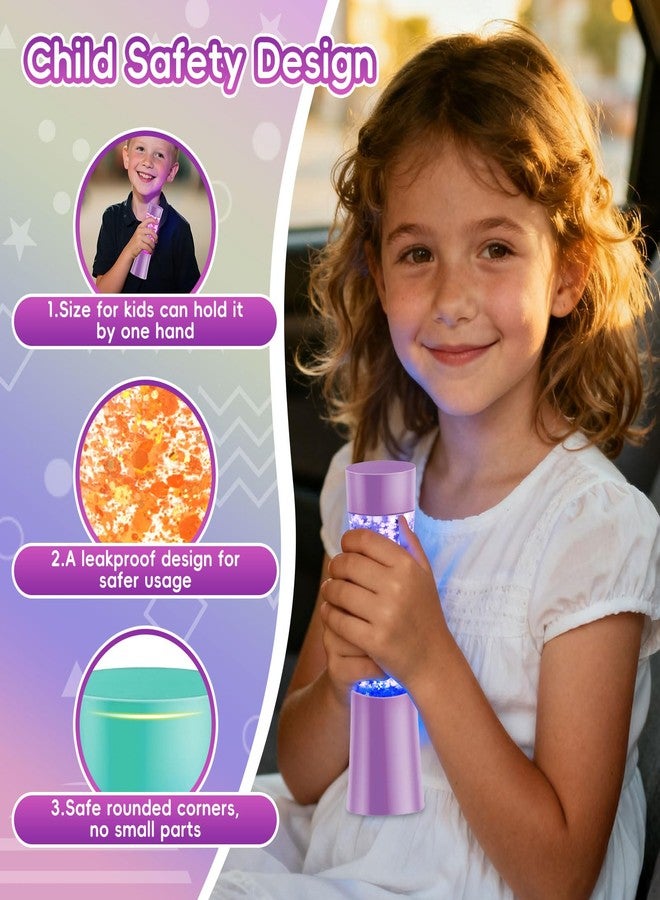 Toborher Sensory Tubes for Autism & ADHD, 3 Pack Shake Light Up Sensory Tubes, Sensoy Lights for Focused Attention Anxiety Relief Autism Sensory Equipment - Image 5