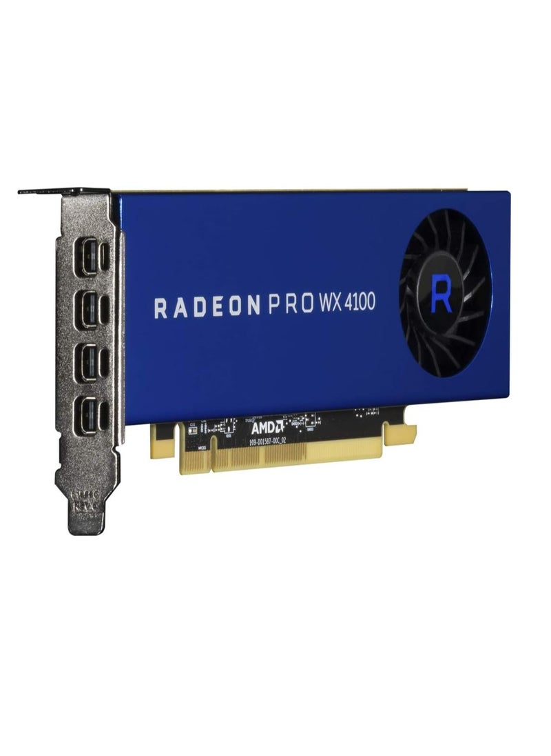 AMD PRO GRAPHICS WX4100-4GB GDDR5 Graphics Card, PCIe 3.0, 4 Mini DisplayPorts  - Image 4