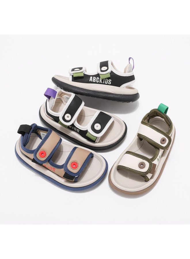 abckids Children's Open-toe Sandals, New Summer Casual Versatile Sports Sandals For Big Kids, Lightweight Soft-sole Beach Shoes - Image 3