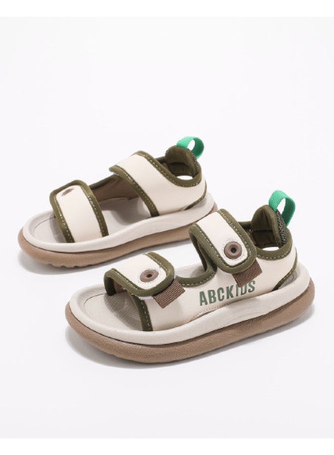 abckids Children's Open-toe Sandals, New Summer Casual Versatile Sports Sandals For Big Kids, Lightweight Soft-sole Beach Shoes - Image 1