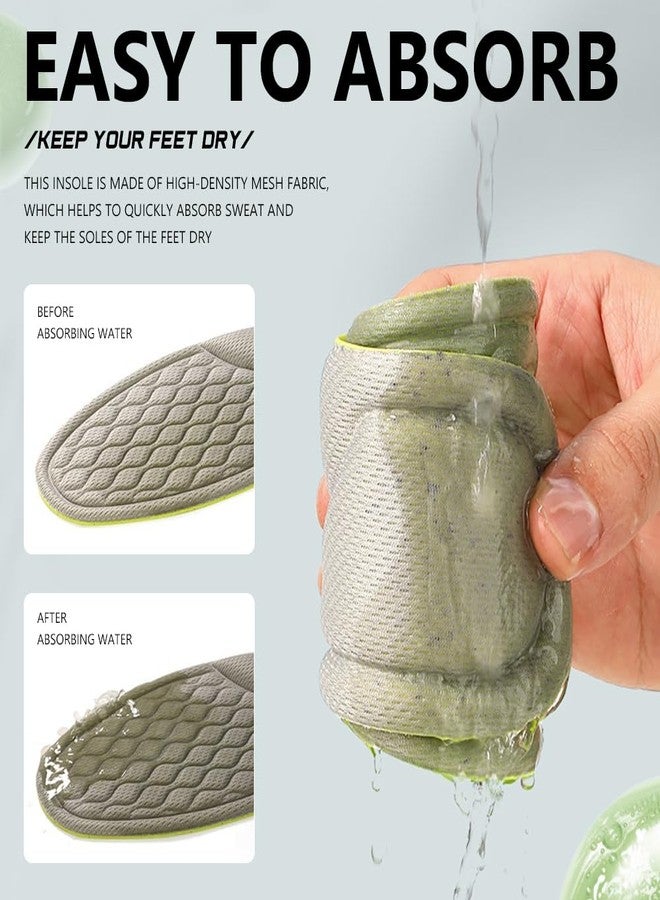 XINIFOOT نعال داخلية مضادة للروائح من XINIFOOT، 6 أزواج، نعال داخلية بديلة مريحة للأحذية، نعال داخلية مسامية لتدليك القدمين، نعال داخلية مريحة للاستخدام اليومي في العمل (رمادي، مقاسات رجالية أمريكية من 8 إلى 11) - Image 4