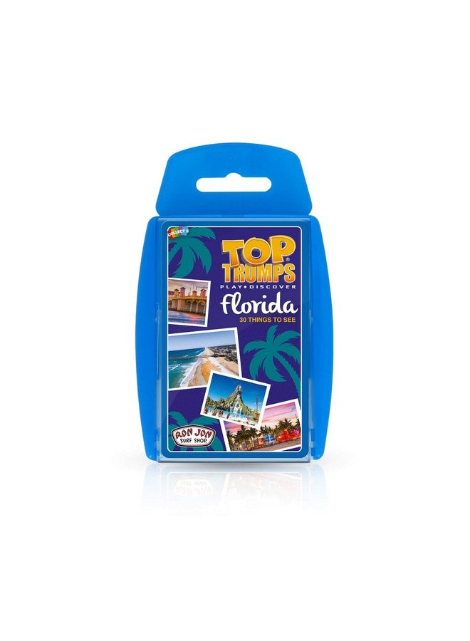 Top Trumps Top Trumps Card Game Florida - Family Games For Kids and Adults - Learning Games - Kids Card Games for 2 Players and more - Kid War Games - Card Wars - For 6 plus kids - Image 1