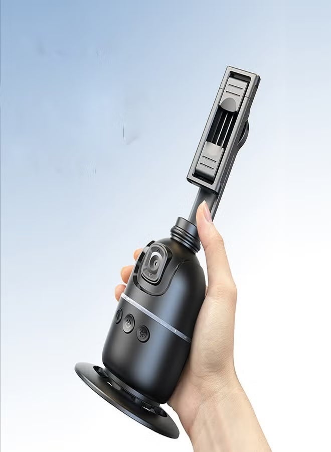 ELTRAZONE Auto Face Tracking Selfie Stick Tripod with Wireless Remote Control, 360° Rotation Smart Object Tracking Holder, Gesture Control, AI Motion Sensor, for Vlogging, TikTok, Live Streaming, YouTube Videos, Face Recognition Phone Tripod Mount - Image 2