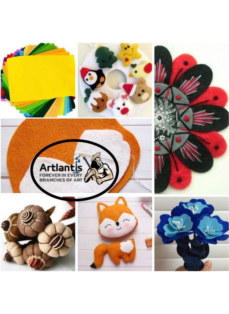 Artlantis Purple Felt A4 2 mm 20X30 cm 5 Pack 1 Pack School Nursery Event  - Image 3