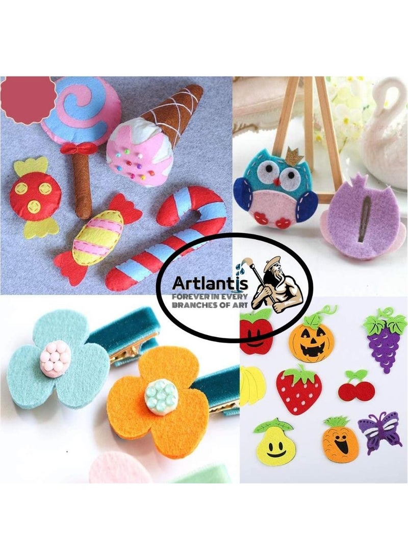 Artlantis Purple Felt A4 2 mm 20X30 cm 5 Pack 1 Pack School Nursery Event  - Image 2