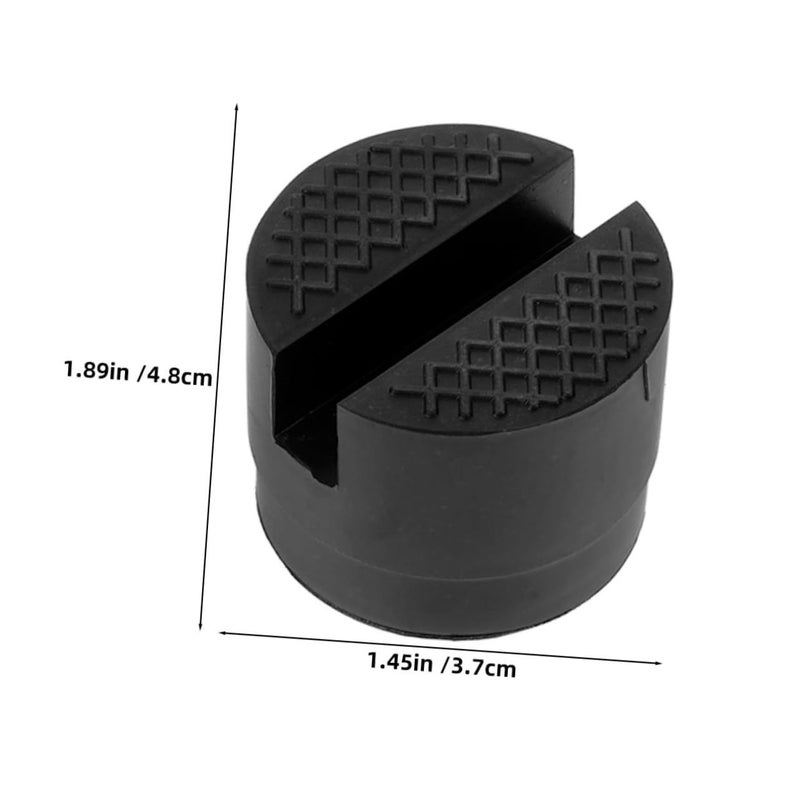 2 Rubber Jack Pads for Car Lift Shock Absorbing Cushion Blocks Trolley Jack RV Stabilizer - Image 2