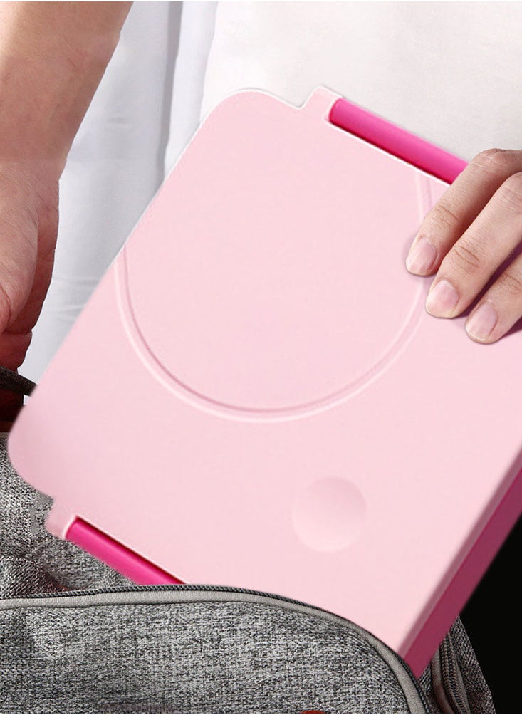Perfii Bento Box Lunch for Kids Lunchbox Container with Cutlery Leak Proof Food Container for Students Microwave Safe 1400ML  - Image 3