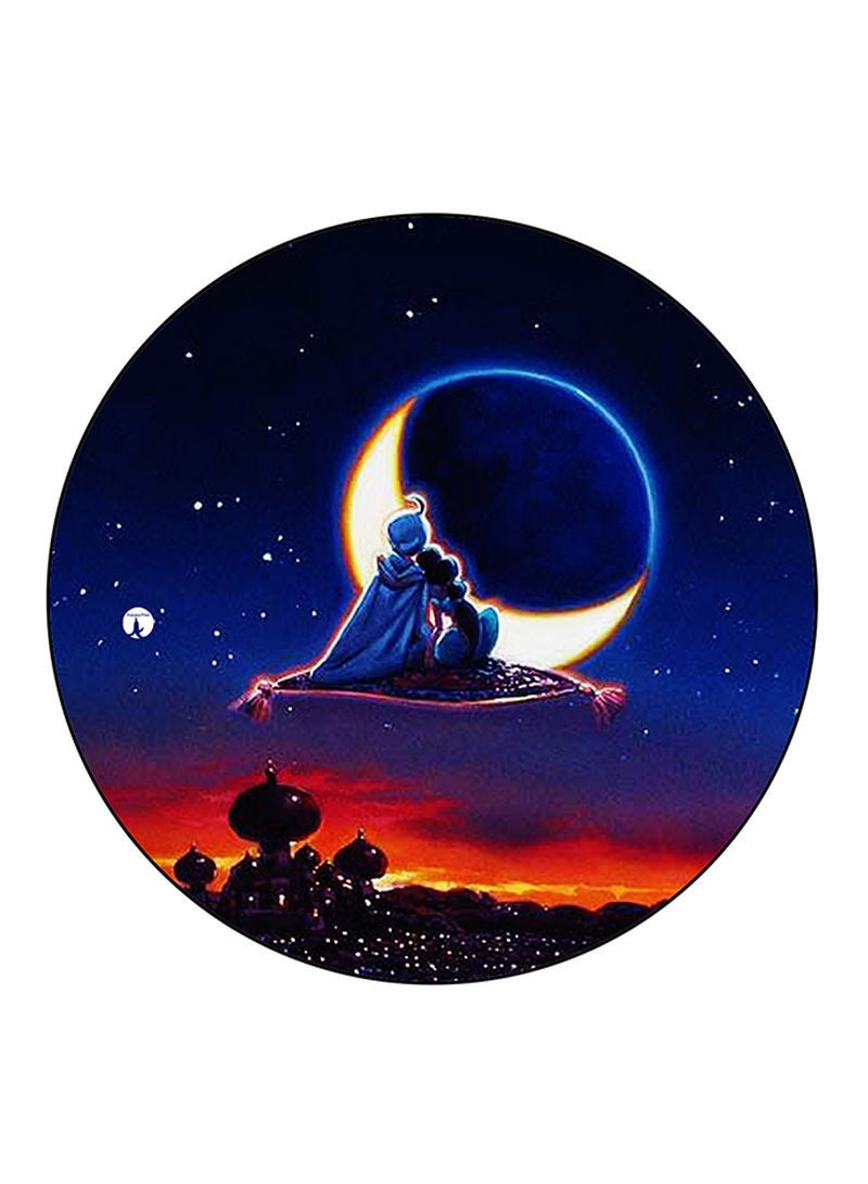 RKN Disney Printed Mouse Pad  Round  Multicolour