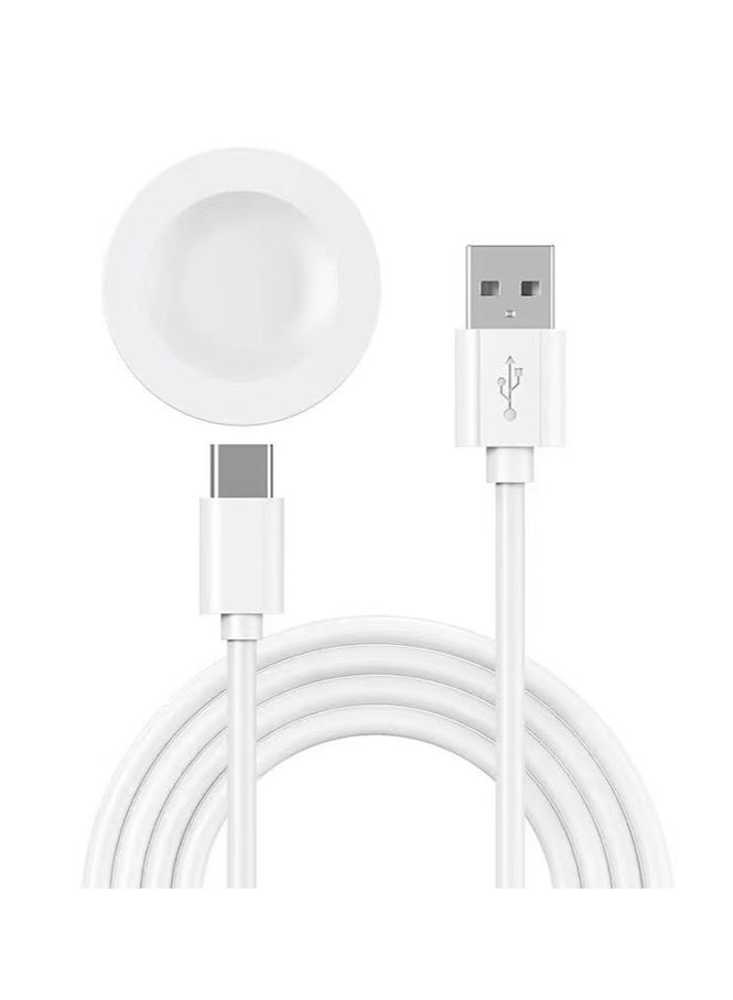 HL-Tech Charging Cable Compatible with Huawei GT5/GT5 Pro/GT4/GT4 Pro/GT3/GT3 Pro/GT3 SE/GT2 PRO/GT2 pro ECG/GT2 Porsche Smart Watches Charging Dock for Huawei Watch 4/4Pro/3/3Pro/3pro new/Ultimate/Buds/D/GT Cyber/Runner USB Magnetic Dock Fast Charger White - Image 5