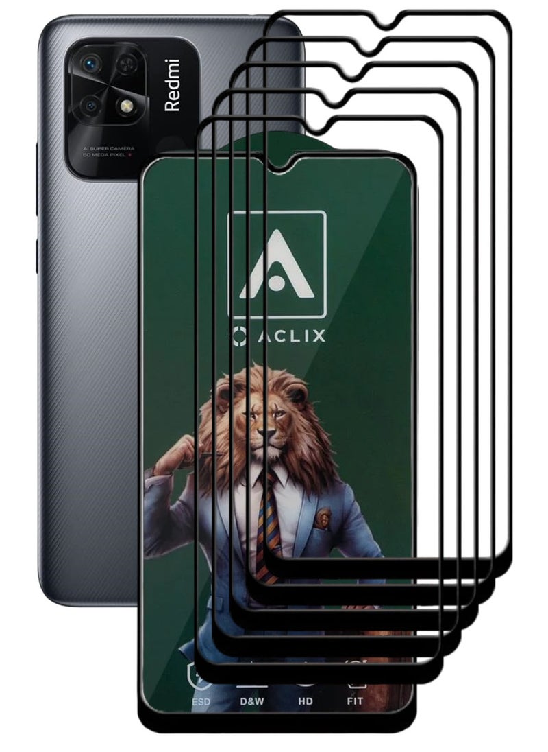 أكاليكس 5 قطع، حماية شاشة،  لهاتف شاومي ريدمي 10C  ، جودة ممتازة. - Image 1