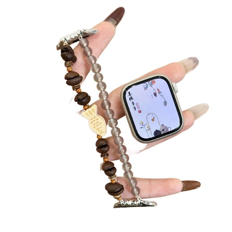 سوار ساعة ذكية سوار راتنج متوافق مع Apple Watch بملاءمة قابلة للتعديل وحزام بديل للاستخدام اليومي باللون أسود قابل للتعديل 17cm سهل التخزين عملي للاستخدام المتكرر للتخزين العملي - Image 3