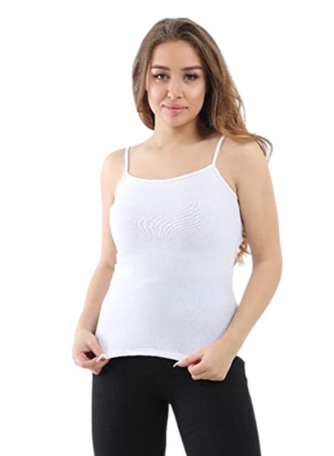 Carina Thin strap cotton T-shirt - Image 1