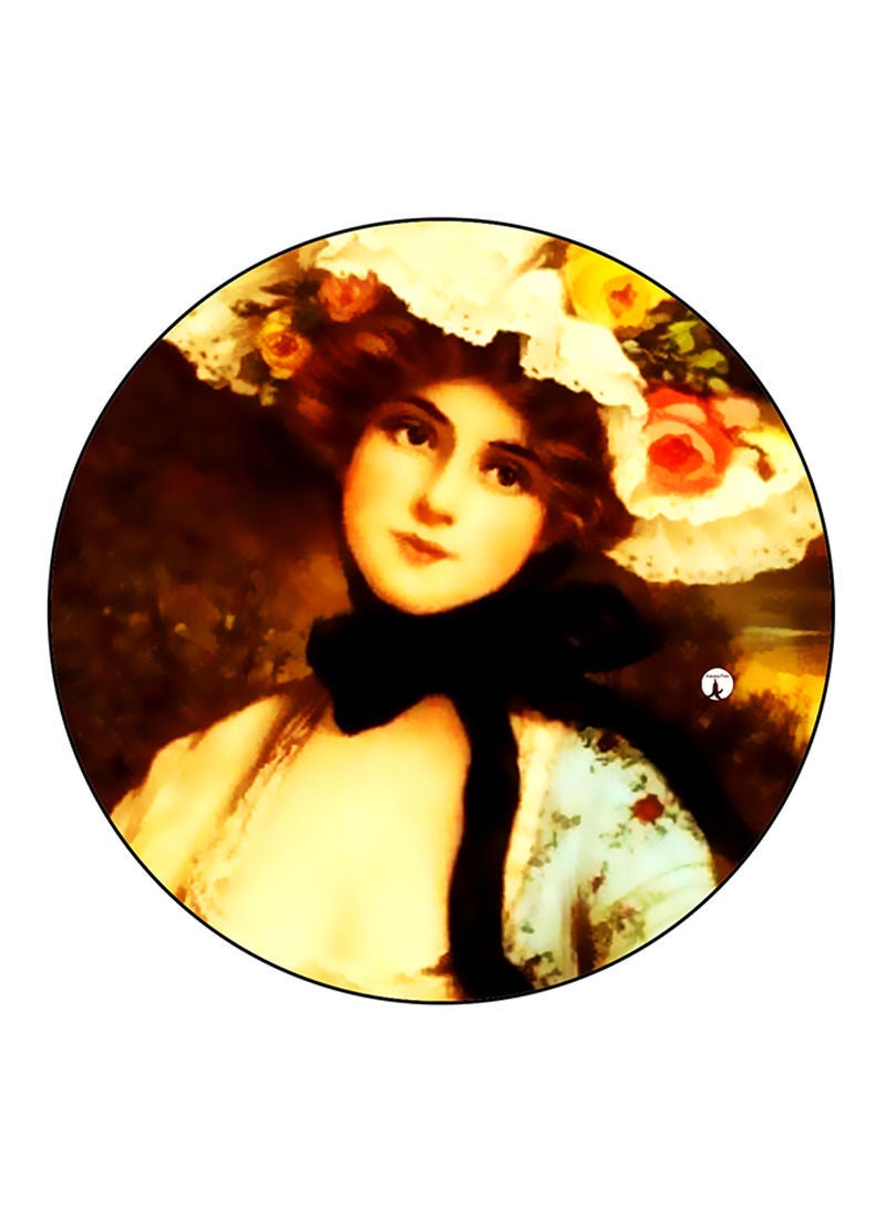 RKN Vintage Art Printed Mouse Pad  Multicolour