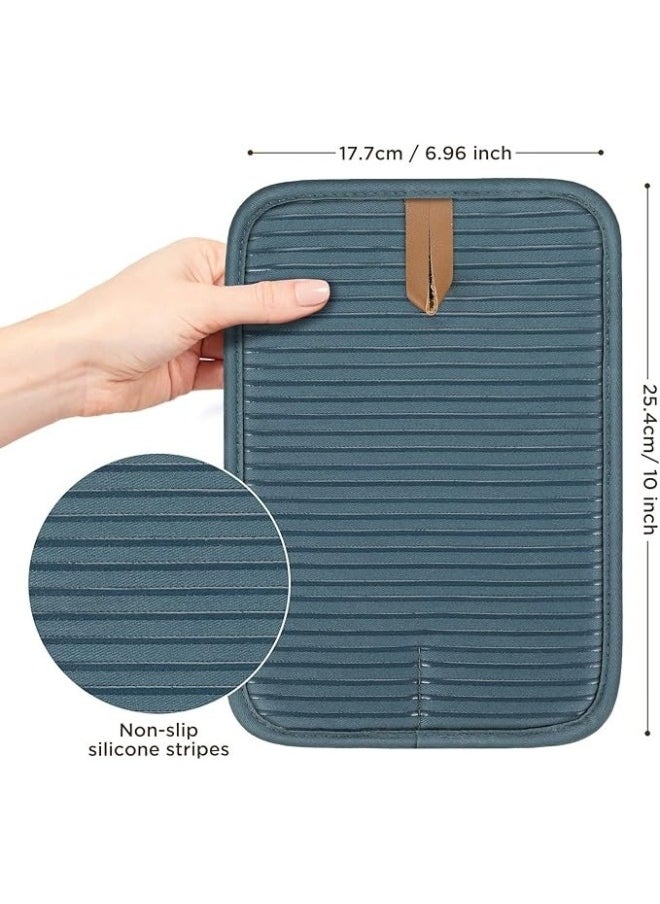 FALMER - Set of 2 Oven Mitts -Blue - Image 1