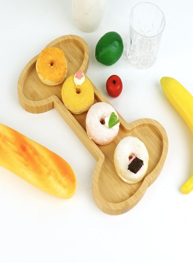 KEPATO Dog Serving Tray Birthday Party Supplies Bone Serving Tray Wooden Cutting Board Candy Dish Bowl - Image 2