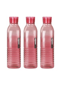 NAYASA Fridge Water Bottle Red Color Set of 3 Pcs - Dorino 1.0L  - Image 1