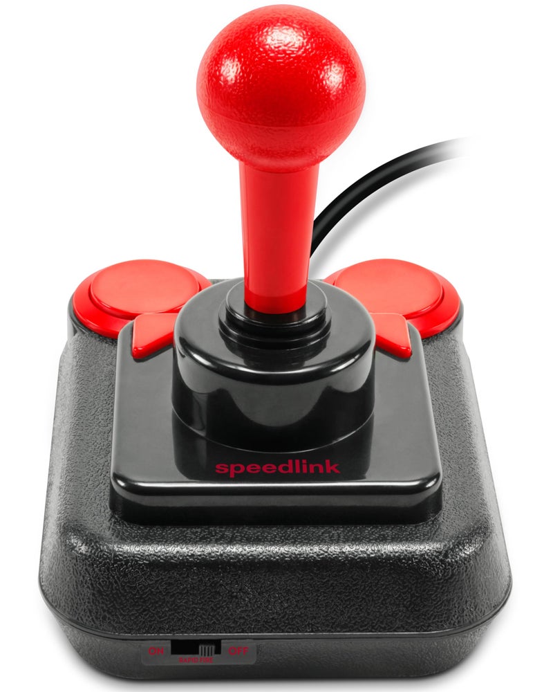 SPEEDLINK SL-650212-BKRD Competition PRO EXTRA USB Joystick - Anniversary Edition, Retro-Arcade-Stick, schwarz-rot - Image 3