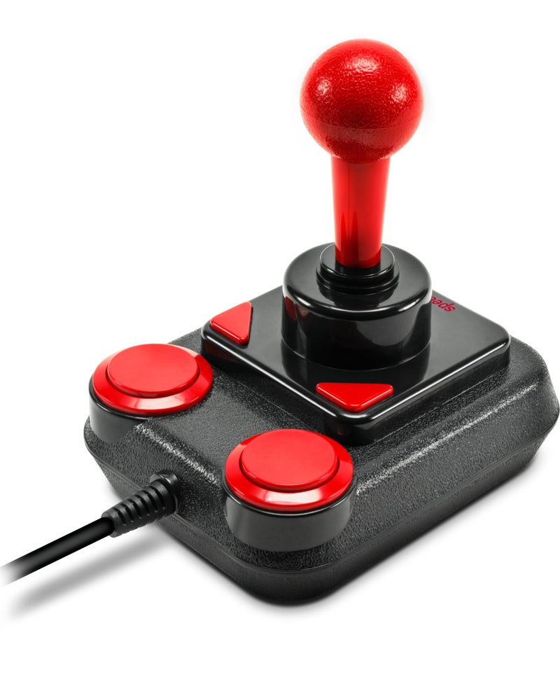 SPEEDLINK SL-650212-BKRD Competition PRO EXTRA USB Joystick - Anniversary Edition, Retro-Arcade-Stick, schwarz-rot - Image 1