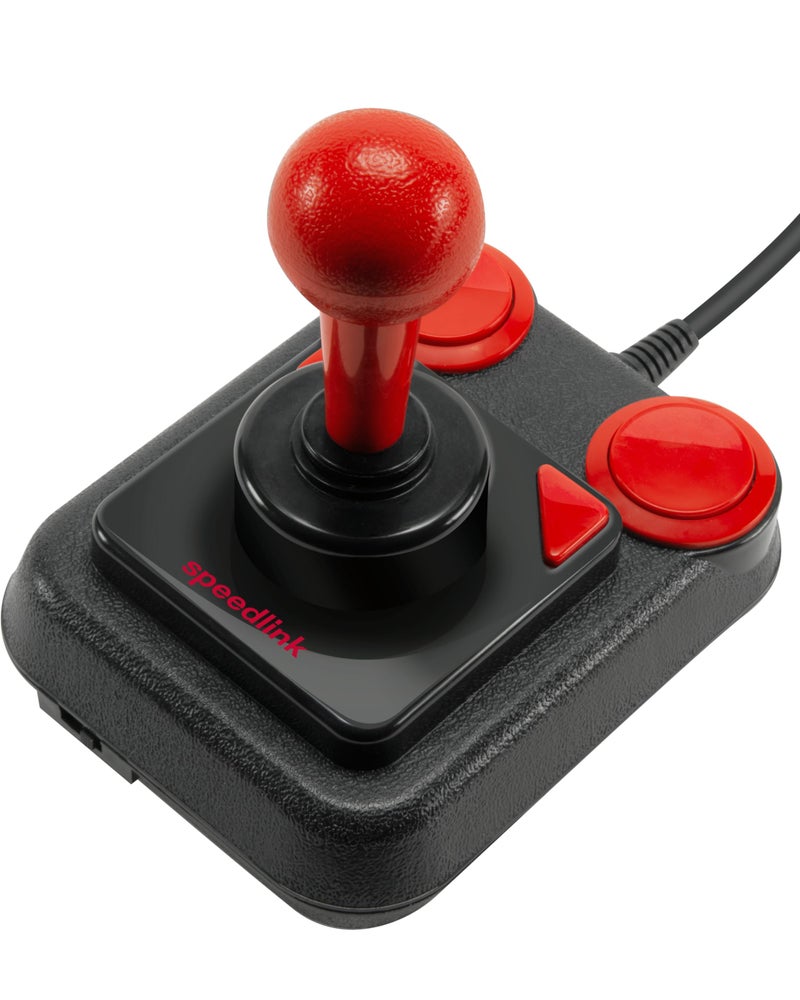 SPEEDLINK SL-650212-BKRD Competition PRO EXTRA USB Joystick - Anniversary Edition, Retro-Arcade-Stick, schwarz-rot - Image 4